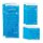 relaxdays Kühlpad-Set 8er 10026303_0 blau, 1 Set