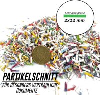LMG AS1060MQ Aktenvernichter mit Partikelschnitt P-5, 2 x 12 mm, bis 10 Blatt, weiß