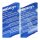 relaxdays Kühlpads 10045232_0 blau 11,0 x 11,0 cm, 8 St.  ( 10045232_0 )
