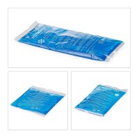 relaxdays Kühlpad-Set 4er 10039565_0 blau, 1 Set