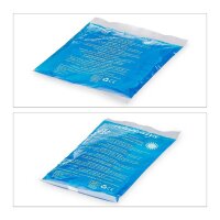 relaxdays Kühlpad-Set 4er 10039565_0 blau, 1 Set