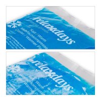 relaxdays Kühlpad-Set 4er 10039565_0 blau, 1 Set
