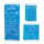 relaxdays Kühlpad-Set 4er 10039565_0 blau, 1 Set
