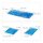 relaxdays Kühlpad-Set 4er 10039565_0 blau, 1 Set