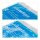 relaxdays Kühlpad-Set 4er 10039565_0 blau, 1 Set