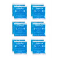 relaxdays Kühlpads Quadrat 10045251_0 blau 14,0 x...