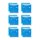 relaxdays Kühlpads Quadrat 10045251_0 blau 14,0 x 13,0 cm, 12 St.  ( 10045251_0 )