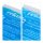relaxdays Kühlpads Quadrat 10045251_0 blau 14,0 x 13,0 cm, 12 St.  ( 10045251_0 )
