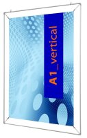 Showdown® Displays  Spannrahmen silber 59,4 x 84,1 cm, 1 St.