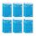 relaxdays Kühlpads Rechteck 10039564_0 blau 15,0 x 8,0 cm, 12 St.