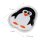 relaxdays Kühlpads Pinguin 10046696_998 transparent 9,0 x 11,0 cm, 4 St.