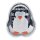 relaxdays Kühlpads Pinguin 10046696_998 transparent 9,0 x 11,0 cm, 4 St.