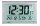 PEWETA digitale Funkwanduhr DCF77 silber Kunststoff 41,0 x 27,0 cm