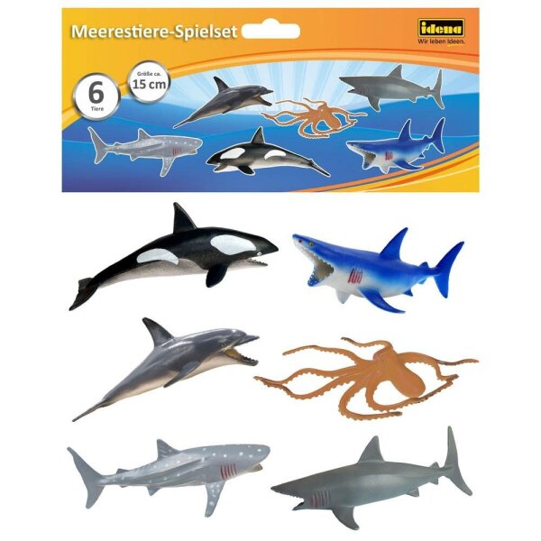 Idena P09810B/06B Meerestiere Spielfiguren-Set  ( P09810B/06B )
