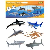 Idena P09810B/06B Meerestiere Spielfiguren-Set  (...