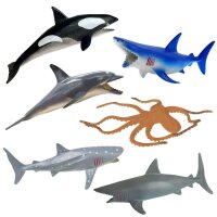 Idena P09810B/06B Meerestiere Spielfiguren-Set