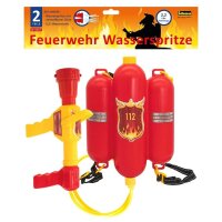 Idena Wasserpistole Feuerwehr  rot, 1 St.