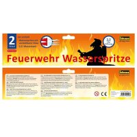 Idena Wasserpistole Feuerwehr  rot, 1 St.