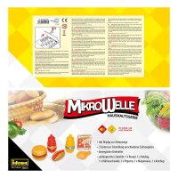 Idena Spielzeug-Küchenmaschine Mikrowelle mehrfarbig
