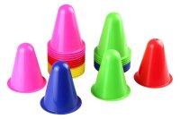25 Idena Spielzeug-Leitkegel mehrfarbig 8,0 cm  ( 40622 )