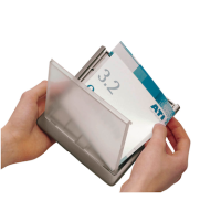DURABLE Türschild CLICK SIGN Kunststoff grau 14,9 x10,55 cm, 1 St.