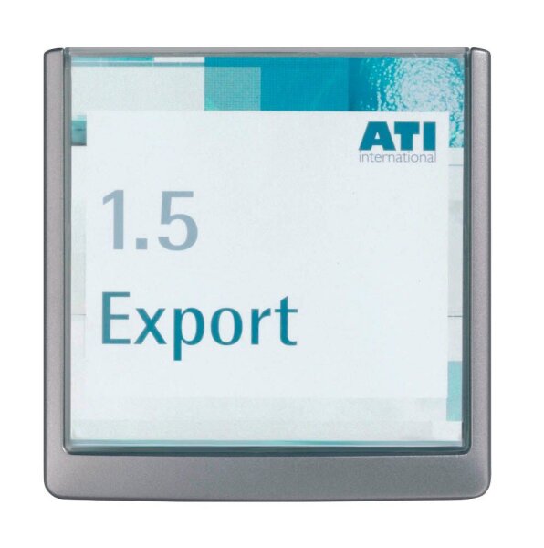 DURABLE Türschild CLICK SIGN Kunststoff grau 14,9 x 14,85 cm, 1 St.