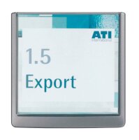 DURABLE Türschild CLICK SIGN Kunststoff grau 14,9 x...