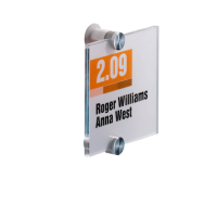 DURABLE Türschild CRYSTAL SIGN Acryl transparent...