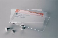 DURABLE Türschild CRYSTAL SIGN Acryl transparent 14,8 x 14,8 cm, 1 St.