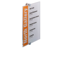 DURABLE Türschild CRYSTAL SIGN Acryl transparent DIN...