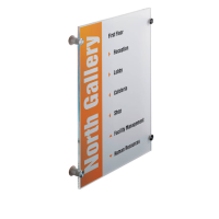 DURABLE Türschild CRYSTAL SIGN Acryl transparent DIN...