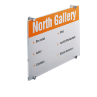 DURABLE Türschild CRYSTAL SIGN Acryl transparent DIN A3, 1 St.