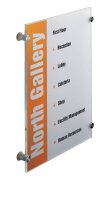 DURABLE Türschild CRYSTAL SIGN Acryl transparent DIN A3, 1 St.