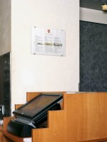 DURABLE Türschild CRYSTAL SIGN Acryl transparent DIN A3, 1 St.