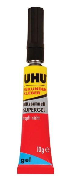UHU blitzschnell SUPERGEL Sekundenkleber 10,0 g, 1 St.