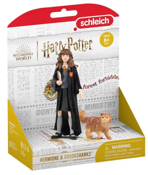 Schleich® Harry Potter 42635 Hermine Granger und Krummbein Spielfigur