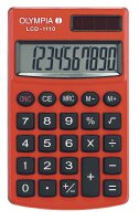 OLYMPIA LCD-1110 Taschenrechner rot