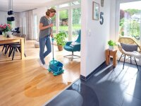 LEIFHEIT Rollwagen für Wischsysteme Clean Twist Ergo türkis, 2 St.