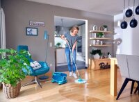 LEIFHEIT Rollwagen für Wischsysteme Clean Twist Ergo türkis, 2 St.