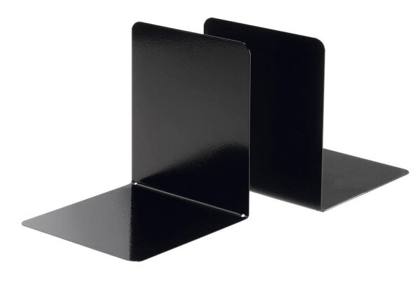 MAUL Buchstützen schwarz 12,0 x 14,0 x 14,0 cm, 2 St.