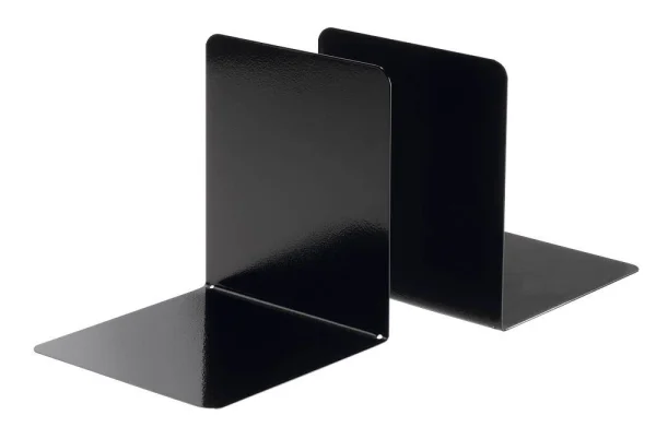 MAUL Buchstützen schwarz 12,0 x 14,0 x 14,0 cm, 2 St.