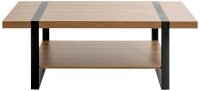 HAKU Möbel Couchtisch rechteckig Spanplatte bologna-eiche 120,0 x 60,0 x 45,0 cm, 1 St.