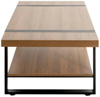 HAKU Möbel Couchtisch rechteckig Spanplatte bologna-eiche 120,0 x 60,0 x 45,0 cm, 1 St.