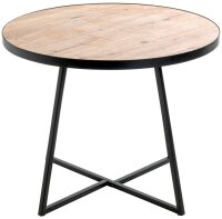 HAKU Möbel Beistelltisch rund MDF-Platte...