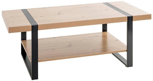HAKU Möbel Couchtisch rechteckig Spanplatte eiche 120,0 x 60,0 x 45,0 cm, 1 St.
