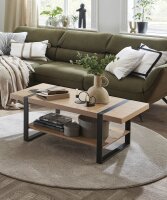 HAKU Möbel Couchtisch rechteckig Spanplatte eiche 120,0 x 60,0 x 45,0 cm, 1 St.