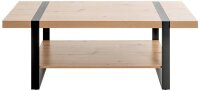 HAKU Möbel Couchtisch rechteckig Spanplatte eiche 120,0 x 60,0 x 45,0 cm, 1 St.