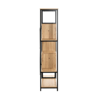 HAKU Möbel Beistellregal bergen-eiche 84,0 x 35,0 x 163,0 cm, 1 St.