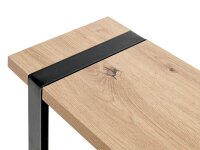 HAKU Möbel Beistelltisch rechteckig Spanplatte bergen-eiche 24,0 x 49,0 x 64,0 cm, 1 St.