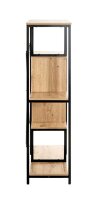 HAKU Möbel Bücherregal bergen-eiche 74,0 x 35,0 x 132,0 cm, 1 St.